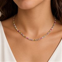 Collana Ultima Edizione Donna Multicolor in Argento Cubic Zirconia CAO3973 MULTICOLOR - CAO3973 MULTICOLOR